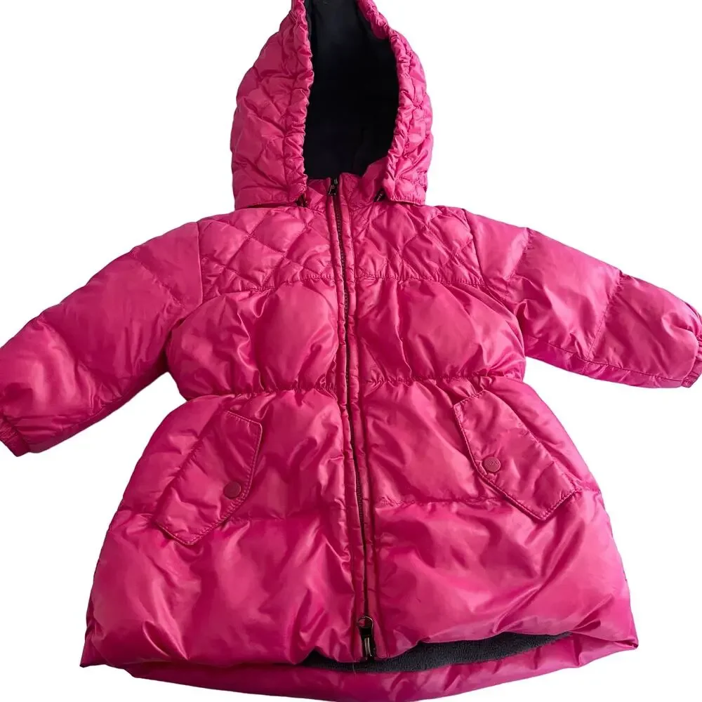 ADD toddler girls down puffer jacket 12 months